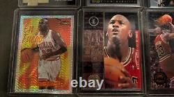 Michael Jordan Lot Topps En Fuego, Topps Gold, Baseball/Basketball, Inserts (10)