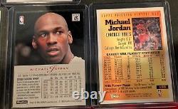 Michael Jordan Lot Topps En Fuego, Topps Gold, Baseball/Basketball, Inserts (10)