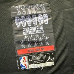 Michael Jordan MVP Medium Swingman Chicago Bulls Black Jersey size 44