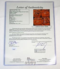 Michael Jordan / Magic Johnson /Bird/Barkley Signed Basketball JSA Full Letter