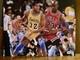 Michael Jordan & Magic Johnson Signed Autographed Photo 8x10 Chicago Bulls