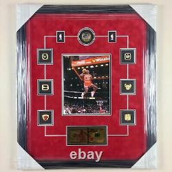 Michael Jordan Memorabilia Framed Chicago Bulls Rings