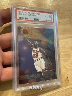 Michael Jordan Metal Universe PSA 6 Card #23 Last Dance Chicago Bulls 1997 NR