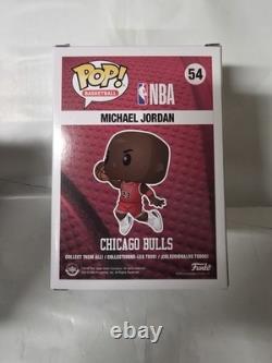 Michael Jordan NBA Chicago Bulls Signed Autographed Funko Pop Basketball #54 COA