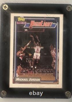 Michael Jordan NBA finals trading card
