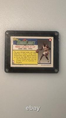 Michael Jordan NBA finals trading card