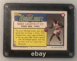 Michael Jordan NBA finals trading card