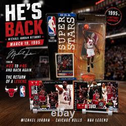 Michael Jordan. Nba Super Stars Carded + 1995 He's Back Cards. Upper Deck