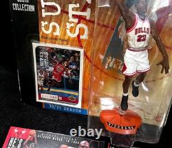 Michael Jordan. Nba Super Stars Carded + 1995 He's Back Cards. Upper Deck