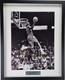 Michael Jordan New big autographed cotton canvas Hand Signed FRAMED withCOA