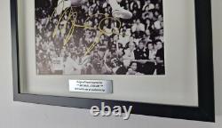 Michael Jordan New big autographed cotton canvas Hand Signed FRAMED withCOA