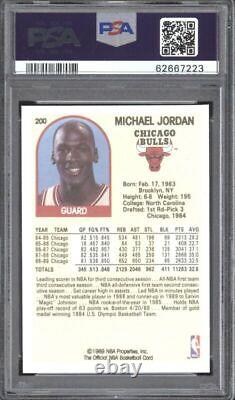 Michael Jordan PSA 10 1989 NBA Hoops Basketball #200 Chicago Bulls 7223