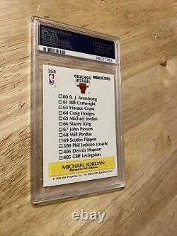 Michael Jordan PSA 7 NBA Hoops 1990 #358 Card Collector Chicago Bulls INVEST NOW