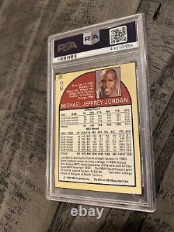 Michael Jordan PSA 7 NBA Hoops 1990 #65 Card Collector Goat Chicago Bulls INVEST