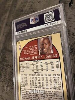 Michael Jordan PSA 7 NBA Hoops 1990 #65 Card Collector Goat Chicago Bulls INVEST