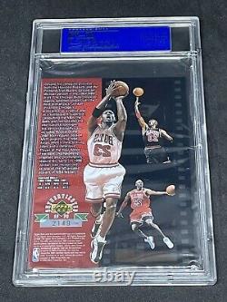 Michael Jordan PSA 9 1998 UD Authenticated Celebration /2500 Chicago Bulls