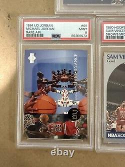 Michael Jordan PSA lot of 4 (1990-1999)