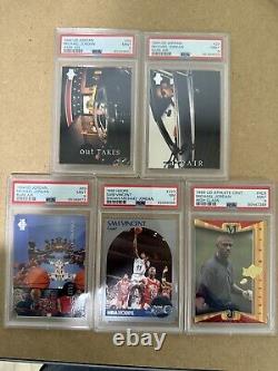 Michael Jordan PSA lot of 5 (1990-1999)