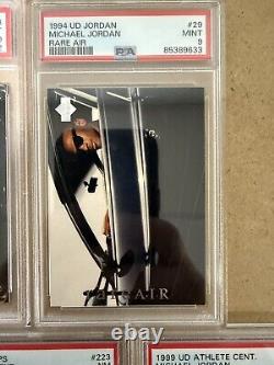 Michael Jordan PSA lot of 5 (1990-1999)