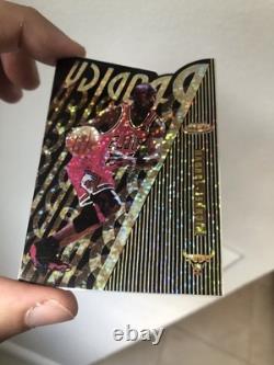 Michael Jordan Prodigy Gold Sparkle Basketball Card