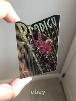 Michael Jordan Prodigy Gold Sparkle Basketball Card