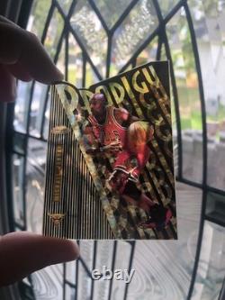 Michael Jordan Prodigy Gold Sparkle Basketball Card