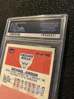 Michael Jordan ROOKIE PSA 2 Fleer 1986 Collector Card Vintage Chicago #57 GIFT