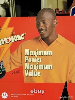 Michael Jordan Rayovac Batteries Complete Cardboard Store Advert Display EX/MINT