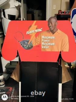 Michael Jordan Rayovac Batteries Complete Cardboard Store Advert Display EX/MINT