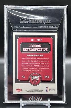 Michael Jordan Retrospective MJ7 2008 Fleer SGC 10 Chicago Bulls POP 1