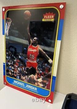 Michael Jordan Rookie Acrylic Display