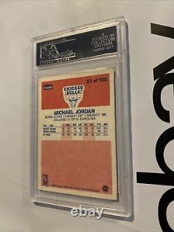 Michael Jordan Rookie Card PSA 4 Fleer #57 MJ Collector INVESTMENT 1986 Man Cave