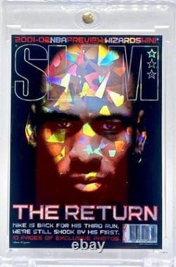 Michael Jordan SLAM Series Cracked Ice Holographic Fan Art Cards 10 Card Lot