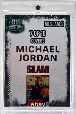 Michael Jordan SLAM Series Cracked Ice Holographic Fan Art Cards 10 Card Lot