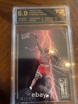 Michael Jordan Scoring Kings 1993-94 Ultra #5 Graded Card (SKU-RM)