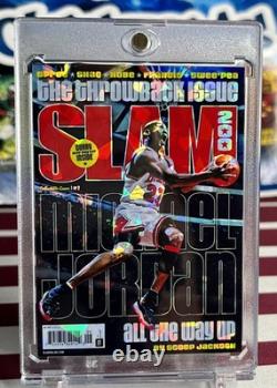 Michael Jordan Short Print Cracked Ice Holo Fan Art 6 Card Lot SLAM Cards