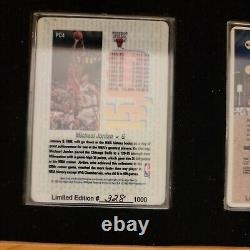 Michael Jordan Signature Series AUTO Porcelain Card Set UD Authenticated Bulls
