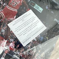 Michael Jordan Signed 11x14 Photo Mini Poster Autographed COA Hologram Chicago