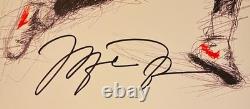 Michael Jordan Signed 20x16 Canvas With COA (2371783) (Bulls)