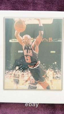 Michael Jordan Signed Autographed 8x10 Chicago Bulls Photo with COA