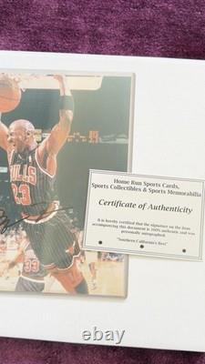 Michael Jordan Signed Autographed 8x10 Chicago Bulls Photo with COA