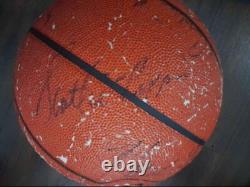 Michael Jordan Signed Basketball 1988-89 Chicago Bulls with Ten Autographs