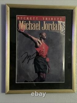 Michael Jordan Signed Beckett Tribute