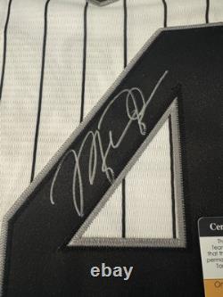 Michael Jordan Signed Birmingham Barons Game Model Baseball Jersey Holo QR COA