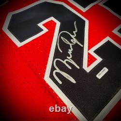 Michael Jordan Signed Chicago BULLS Jersey #23 Autograph Red Auto COA HOLO