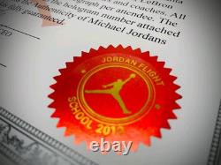 Michael Jordan Signed Chicago Bulls Black Autograph Throwback COA HOLO