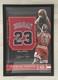 Michael Jordan Signed Framed Chicago Bulls Jersey WithCOA