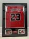 Michael Jordan Signed Framed Jersey Authenticated Chicago Bulls