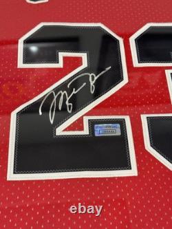 Michael Jordan Signed Framed Jersey Authenticated Chicago Bulls