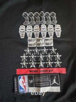 Michael Jordan Signed Jersey NBA FINALS Game #23 Chicago Bulls MJ Black withCOA